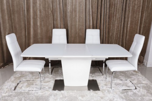 Стол Chicago 120/160 Nicolas белый